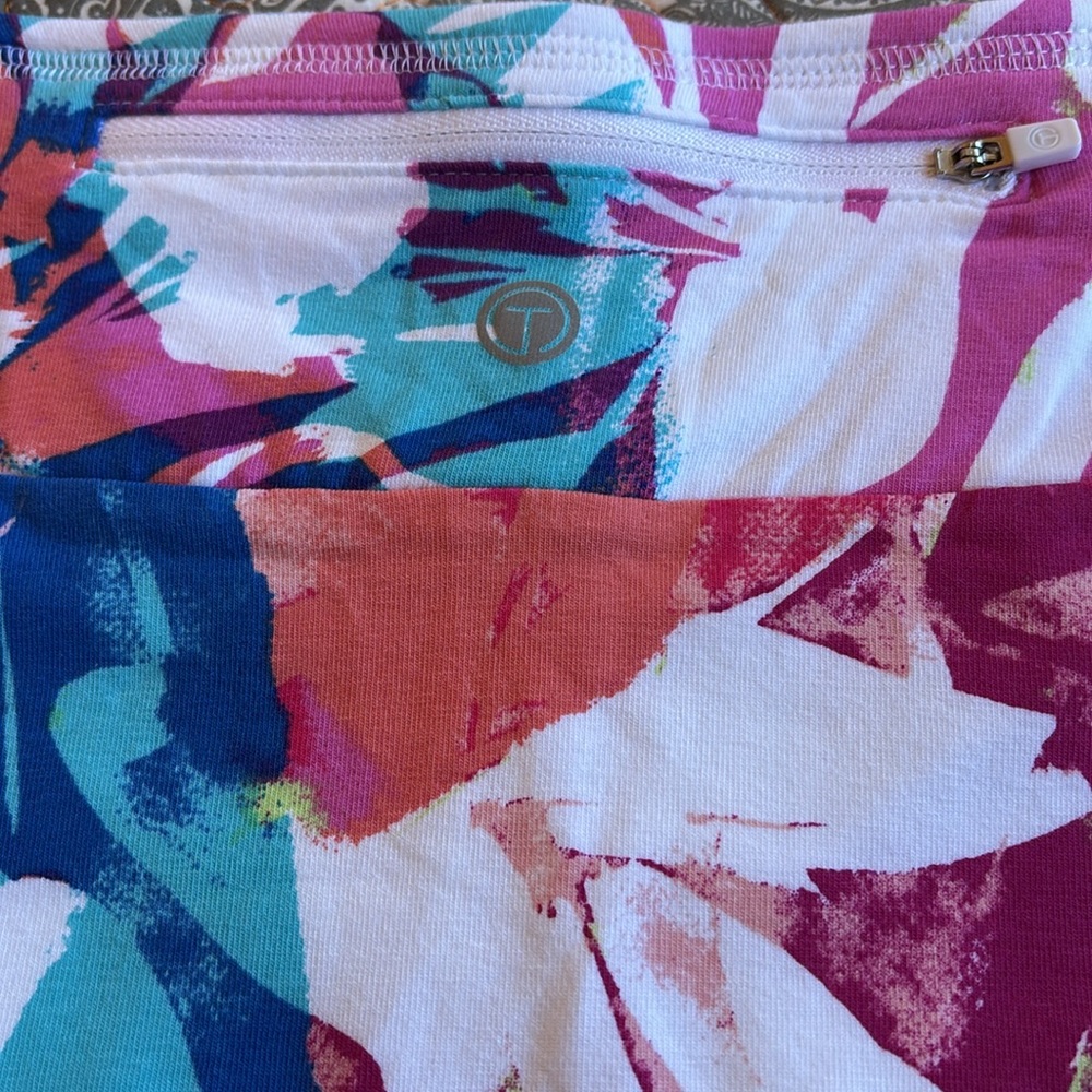 Talbots Large White Blue Maroon Skort NWT - Picture 5 of 10